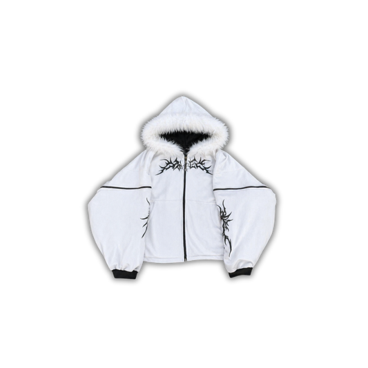 HOODIE RAVEN BLANCO