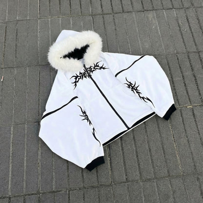 HOODIE RAVEN BLANCO