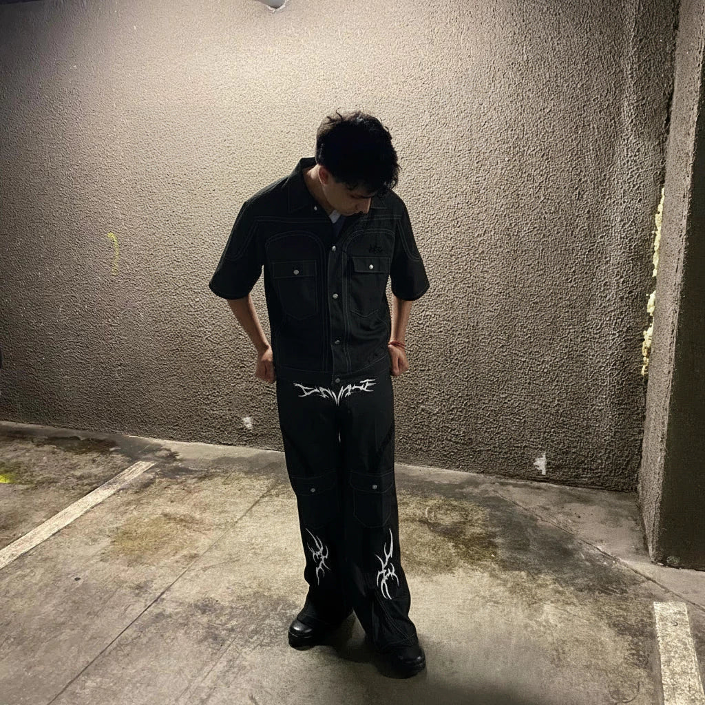 Pantalon negra SAVAGE