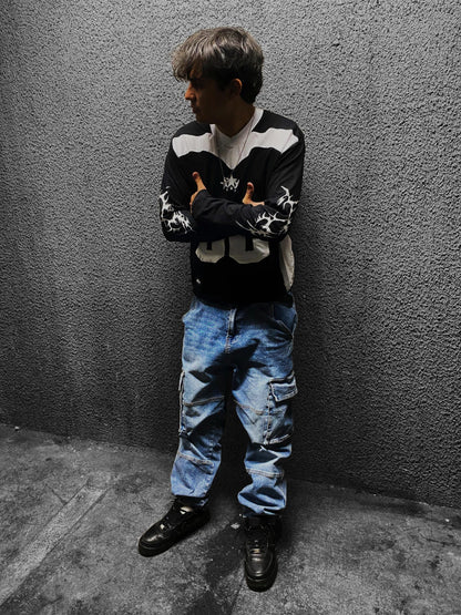 Polera manga larga Blackout