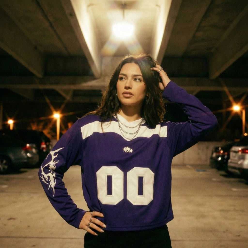 POLERA BLACKOUT AMETHYST