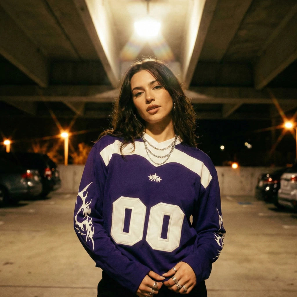 POLERA BLACKOUT AMETHYST