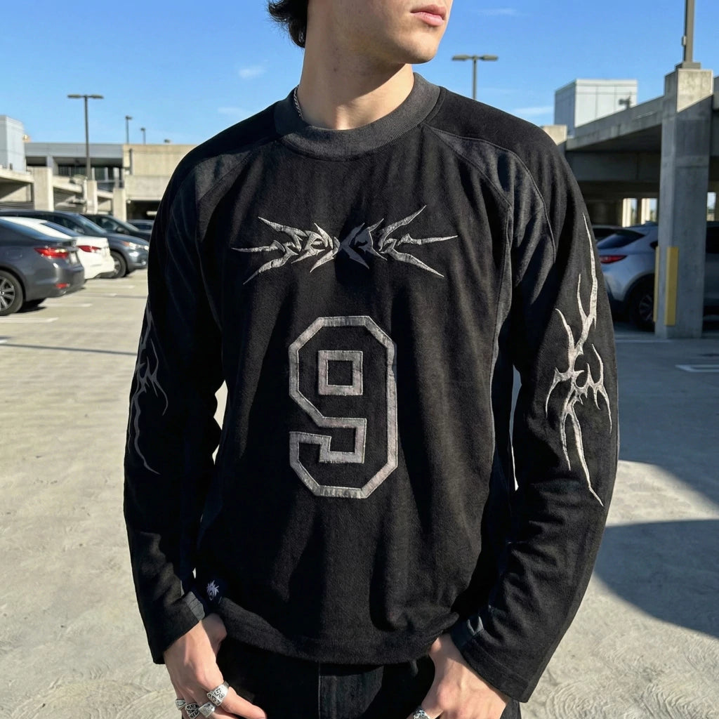POLERA MANGA LARGA DARKSIDE