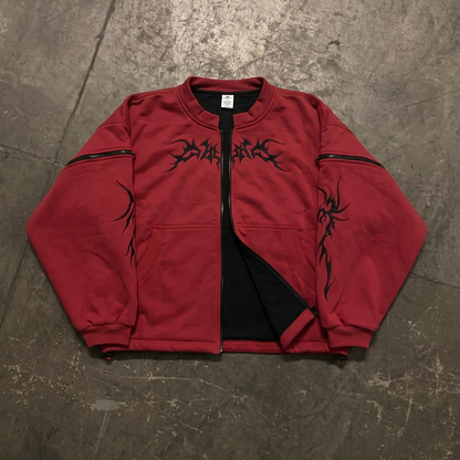HOODIE RAVEN RED