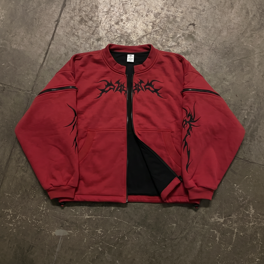 HOODIE RAVEN RED